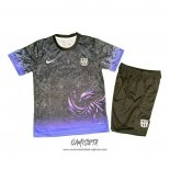 Camiseta Barcelona Special 2025-2026 Nino Negro Purpura