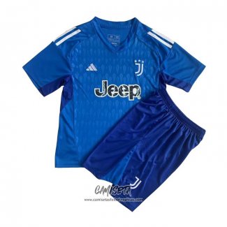 Camiseta Juventus Portero 2023-2024 Nino Azul