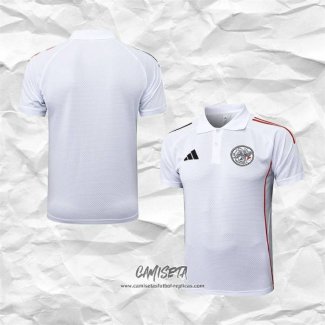 Camiseta Polo del Ajax 2025-2026 Blanco