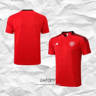 Camiseta Polo del Manchester United 2022-2023 Rojo