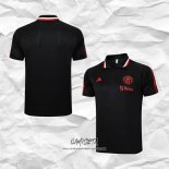 Camiseta Polo del Manchester United 2023-2024 Negro