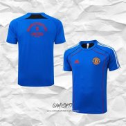 Camiseta Polo del Manchester United 2025-2026 Azul