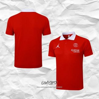 Camiseta Polo del Paris Saint-Germain 2024-2025 Rojo