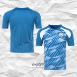 Camiseta Pre Partido del Manchester City 2023 Azul