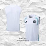 Camiseta de Entrenamiento Argentina 2025-2026 Sin Mangas Blanco