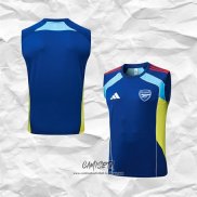 Camiseta de Entrenamiento Arsenal 2025-2026 Sin Mangas Azul