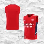 Camiseta de Entrenamiento Arsenal 2022-2023 Sin Mangas Rojo