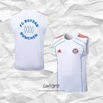 Camiseta de Entrenamiento Bayern Munich 2025-2026 Sin Mangas Blanco