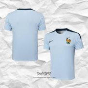 Camiseta de Entrenamiento Francia 2024-2025 Azul Claro