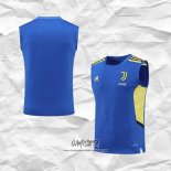 Camiseta de Entrenamiento Juventus 2022-2023 Sin Mangas Azul