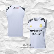 Camiseta de Entrenamiento Real Madrid 2025-2026 Sin Mangas Blanco