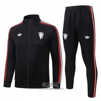 Chandal de Chaqueta del Manchester United 2026-2027 Nino Negro