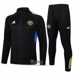 Chandal de Chaqueta del Manchester United 2025-2026 Amarillo Negro