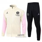 Chandal de Chaqueta del Paris Saint-Germain Jordan 2024-2025 Nino Amarillo