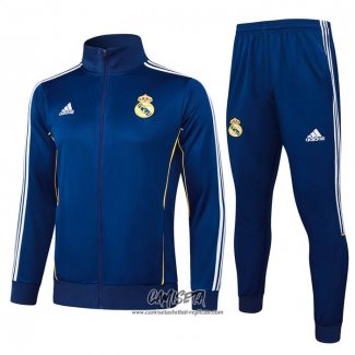 Chandal de Chaqueta del Real Madrid 2025-2026 Nino Azul