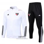 Chandal de Chaqueta del Sao Paulo 2023-2024 Blanco