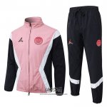 Chandal de Rompevientos del Paris Saint-Germain 2025-2026 Negro Rosa