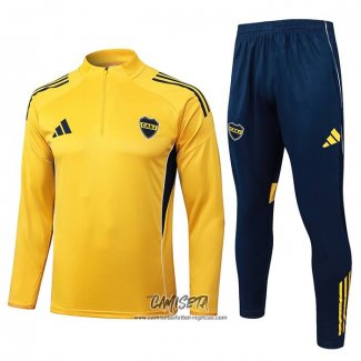 Chandal de Sudadera del Boca Juniors 2025-2026 Nino Amarillo