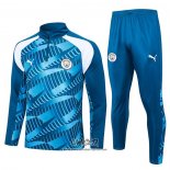 Chandal de Sudadera del Manchester City 2023-2024 Azul