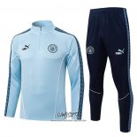 Chandal de Sudadera del Manchester City 2025-2026 Azul