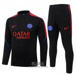 Chandal de Sudadera del Paris Saint-Germain 2026-2027 Nino Negro