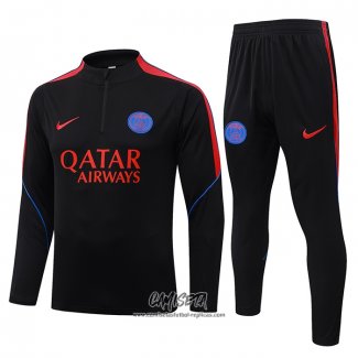 Chandal de Sudadera del Paris Saint-Germain 2026-2027 Nino Negro