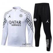 Chandal de Sudadera del Paris Saint-Germain 2025-2026 Nino Blanco
