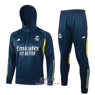 Chandal de Sudadera del Real Madrid 2023-2024 Azul