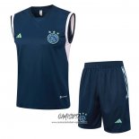 Chandal del Ajax 2023-2024 Sin Mangas Azul