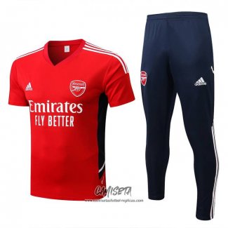 Chandal del Arsenal 2022-2023 Manga Corta Rojo