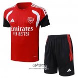 Chandal del Arsenal 2026-2027 Manga Corta Rojo - Pantalon Corto