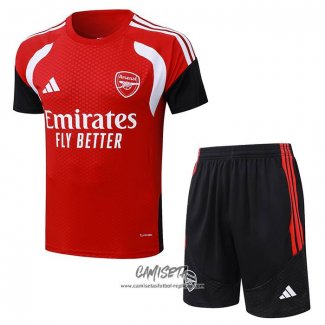 Chandal del Arsenal 2026-2027 Manga Corta Rojo - Pantalon Corto