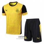 Chandal del Borussia Dortmund 2025-2026 Manga Corta Amarillo - Pantalon Corto