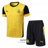 Chandal del Borussia Dortmund 2025-2026 Manga Corta Amarillo - Pantalon Corto