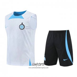 Chandal del Inter Milan 2022-2023 Sin Mangas Blanco