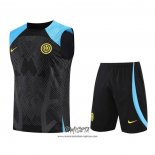 Chandal del Inter Milan 2022-2023 Sin Mangas Negro