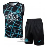 Chandal del Inter Milan 2025-2026 Sin Mangas Negro Azul