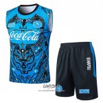 Chandal del Napoli 2025-2026 Sin Mangas Azul
