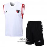 Chandal del Sao Paulo 2023-2024 Sin Mangas Blanco