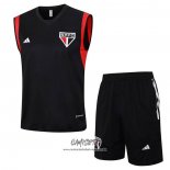 Chandal del Sao Paulo 2023-2024 Sin Mangas Negro