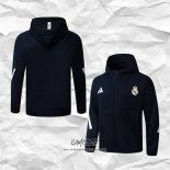 Chaqueta con Capucha del Real Madrid 2025-2026 Negro
