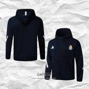 Chaqueta con Capucha del Real Madrid 2025-2026 Negro