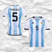 Primera Camiseta Argentina Jugador Paredes 2022