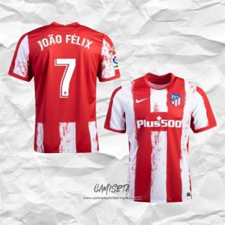 Primera Camiseta Atletico Madrid Jugador Joao Felix 2021-2022