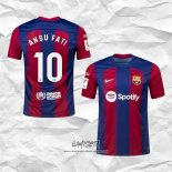 Primera Camiseta Barcelona Jugador Ansu Fati 2023-2024