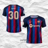 Primera Camiseta Barcelona Jugador Gavi 2022-2023