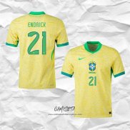 Primera Camiseta Brasil Jugador Endrick 2024