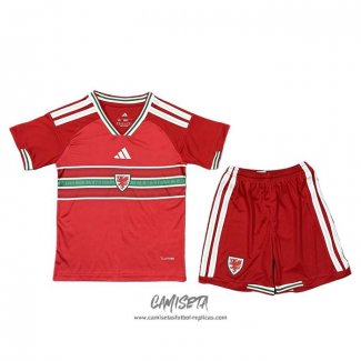 Primera Camiseta Gales 2026 Nino