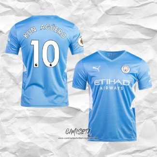 Primera Camiseta Manchester City Jugador Kun Aguero 2021-2022