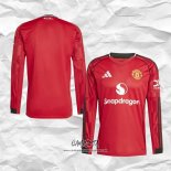 Primera Camiseta Manchester United 2025-2026 Manga Larga